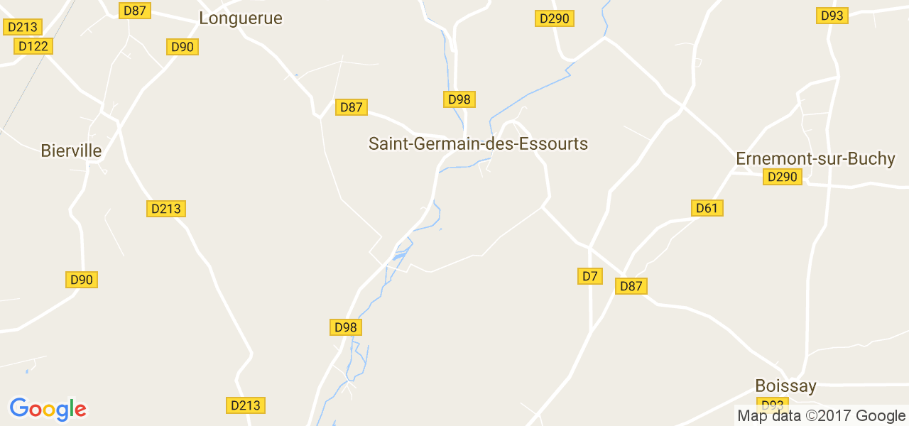 map de la ville de Saint-Germain-des-Essourts