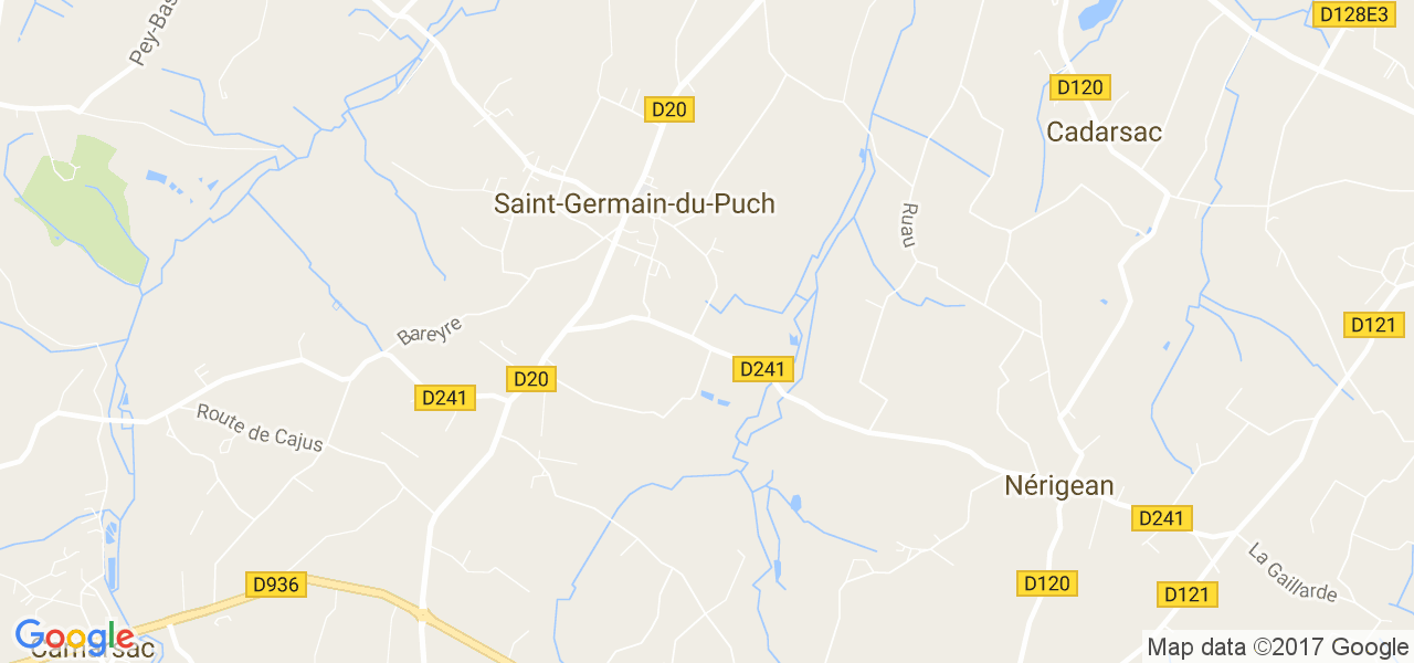 map de la ville de Saint-Germain-du-Puch