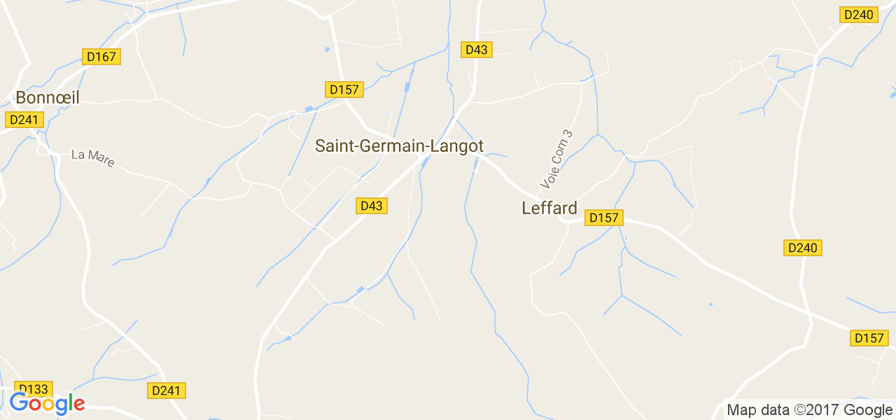 map de la ville de Saint-Germain-Langot