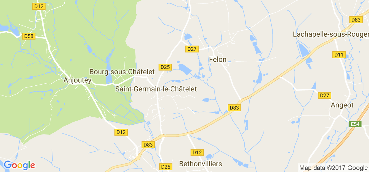 map de la ville de Saint-Germain-le-Châtelet