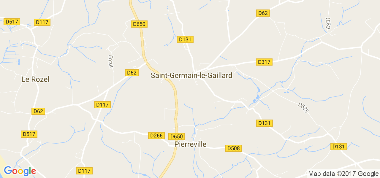 map de la ville de Saint-Germain-le-Gaillard