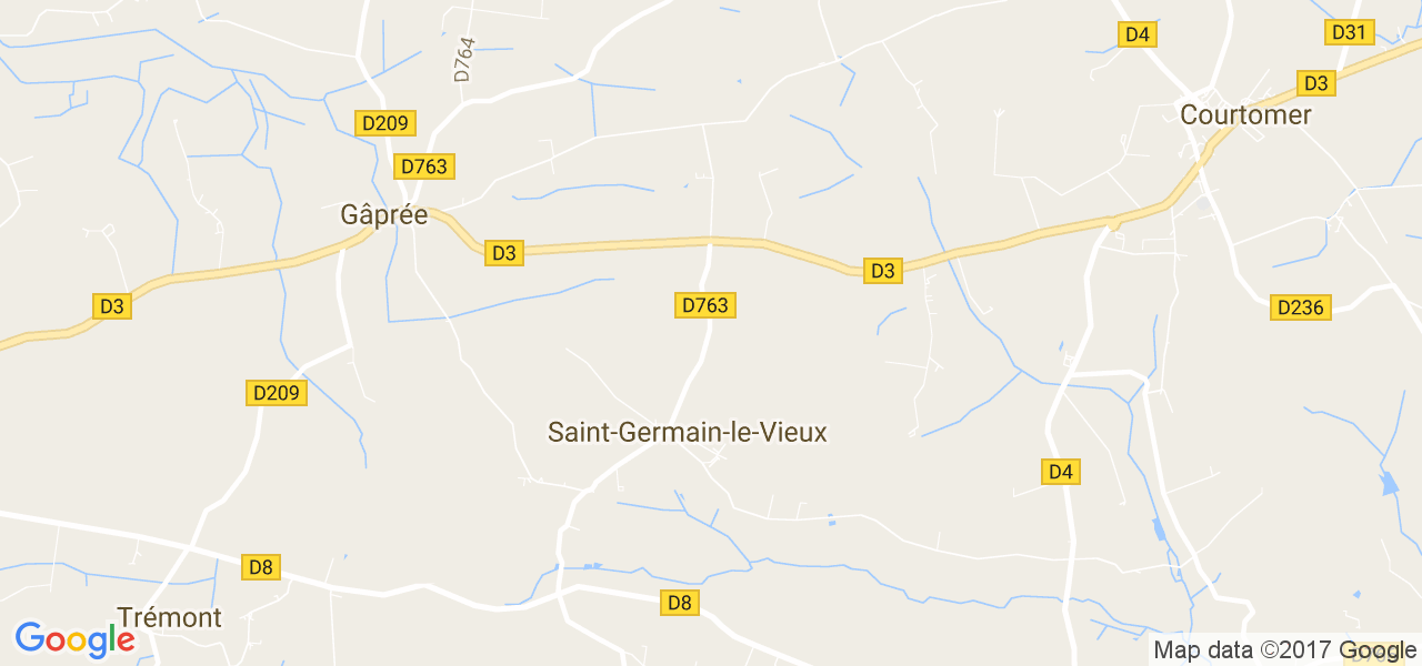 map de la ville de Saint-Germain-le-Vieux