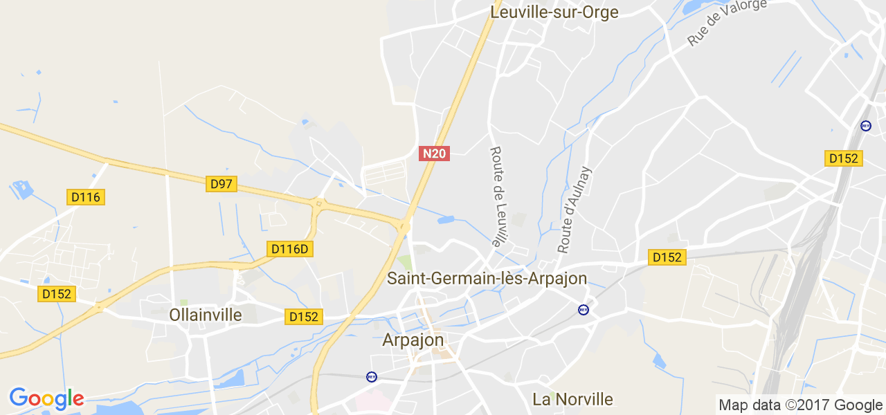 map de la ville de Saint-Germain-lès-Arpajon