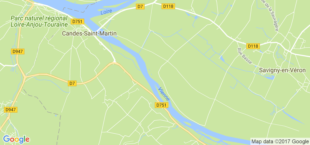 map de la ville de Saint-Germain-sur-Vienne