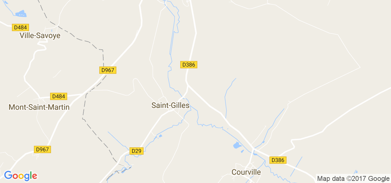 map de la ville de Saint-Gilles