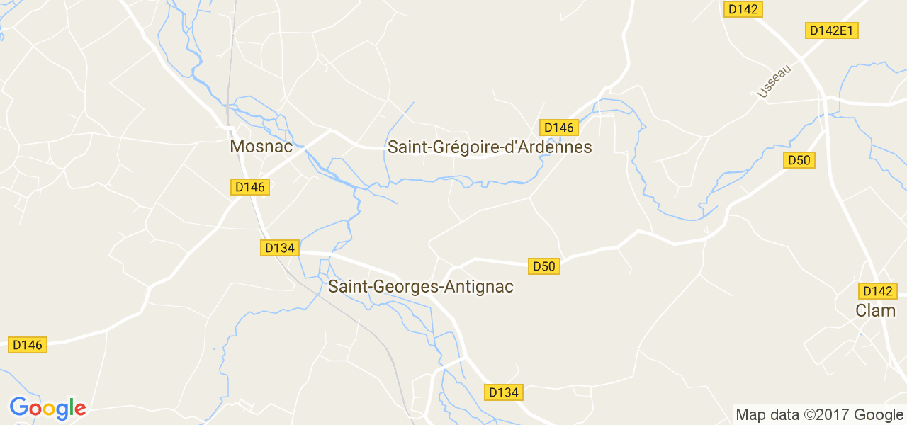 map de la ville de Saint-Grégoire-d'Ardennes