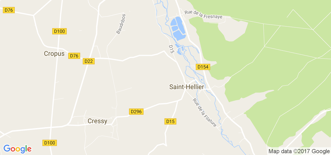 map de la ville de Saint-Hellier