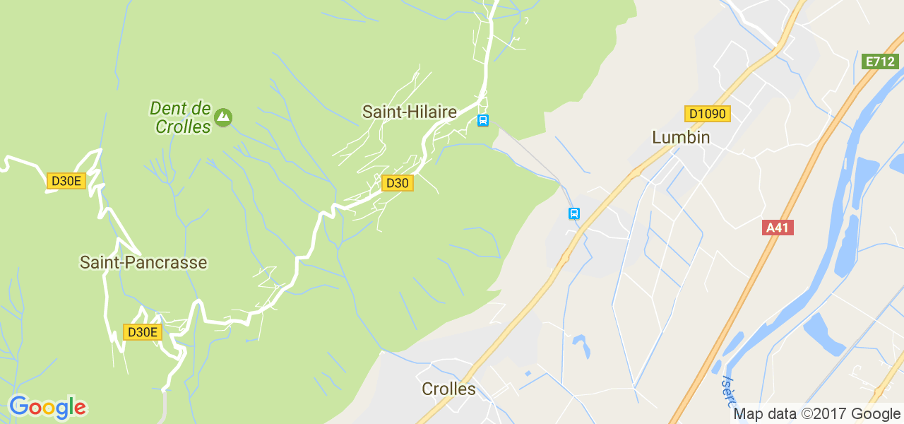 map de la ville de Saint-Hilaire