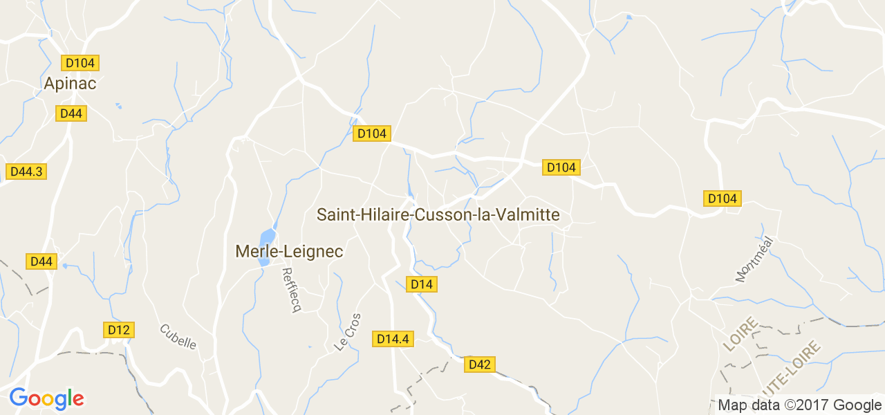 map de la ville de Saint-Hilaire-Cusson-la-Valmitte