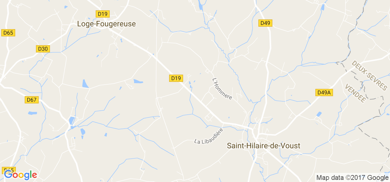 map de la ville de Saint-Hilaire-de-Voust