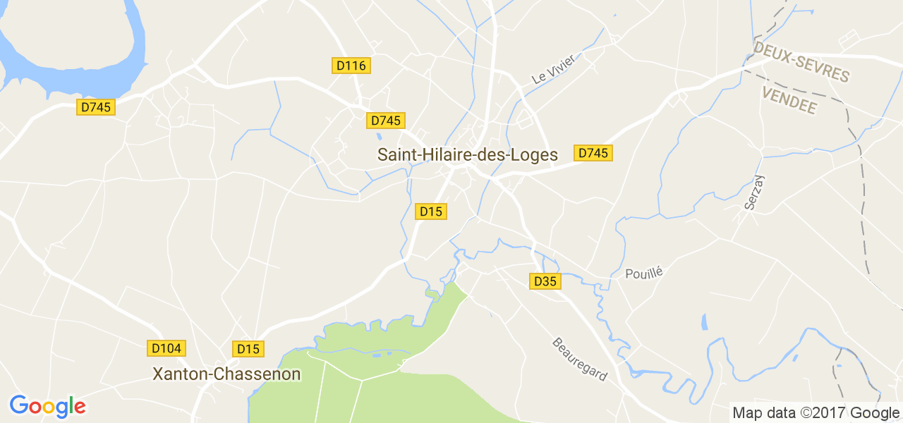 map de la ville de Saint-Hilaire-des-Loges