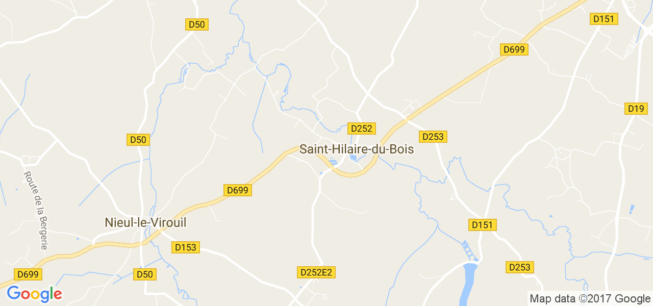 map de la ville de Saint-Hilaire-du-Bois