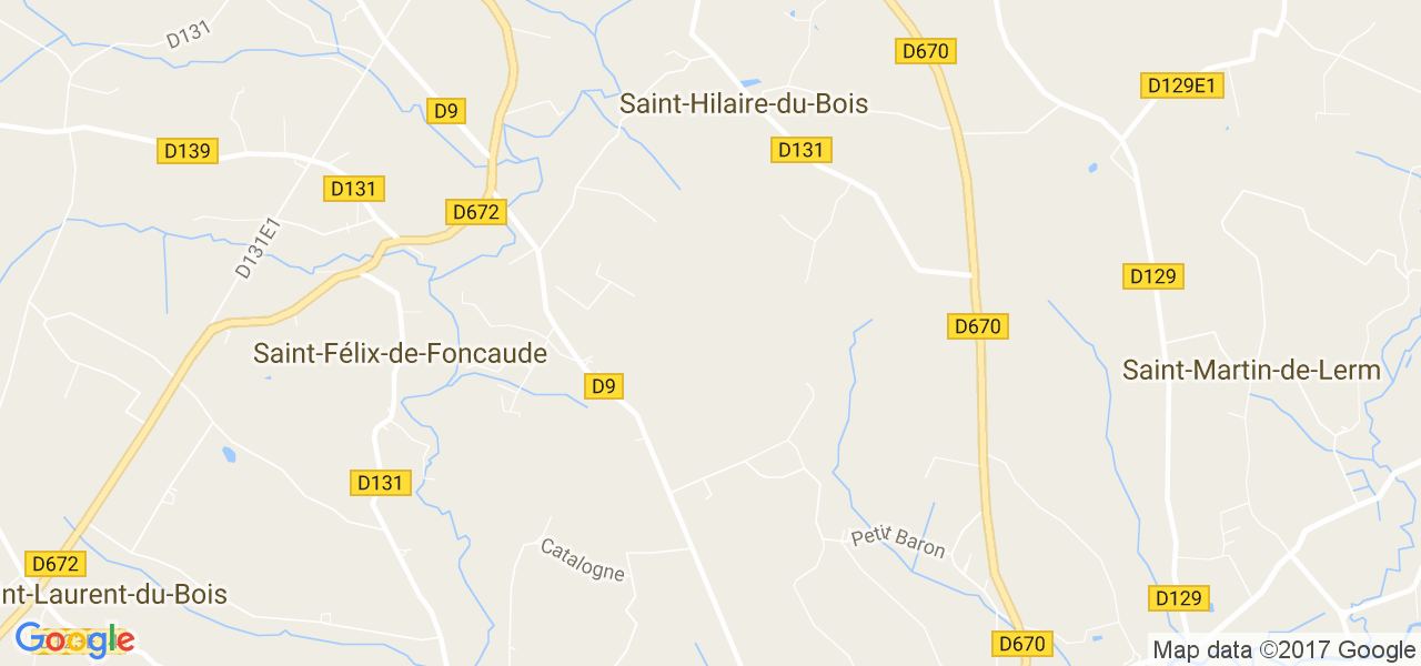 map de la ville de Saint-Hilaire-du-Bois