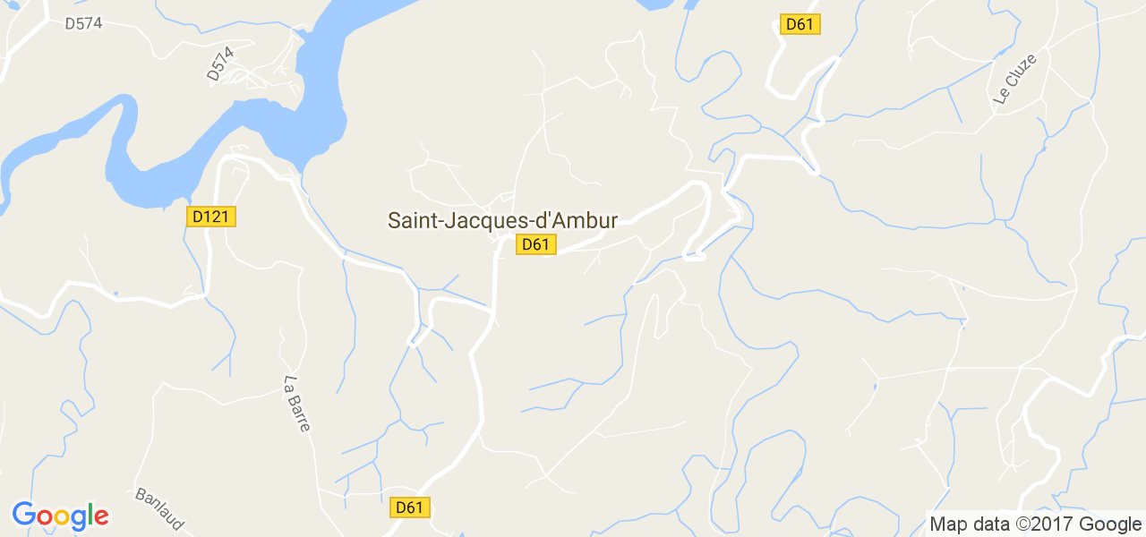 map de la ville de Saint-Jacques-d'Ambur