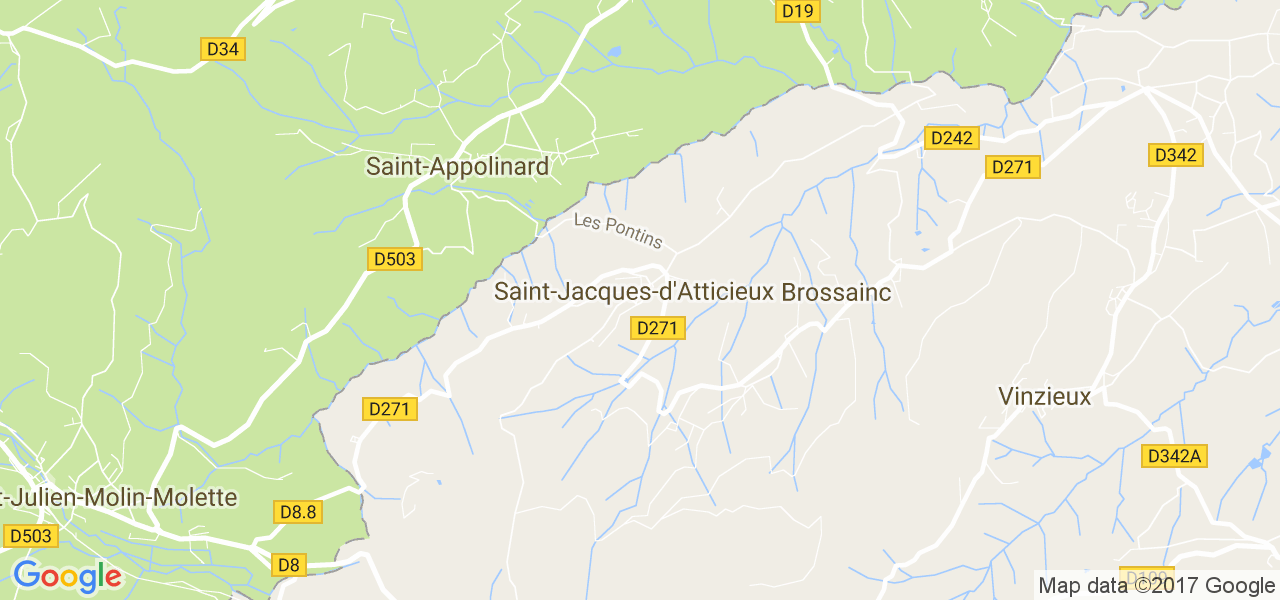 map de la ville de Saint-Jacques-d'Atticieux