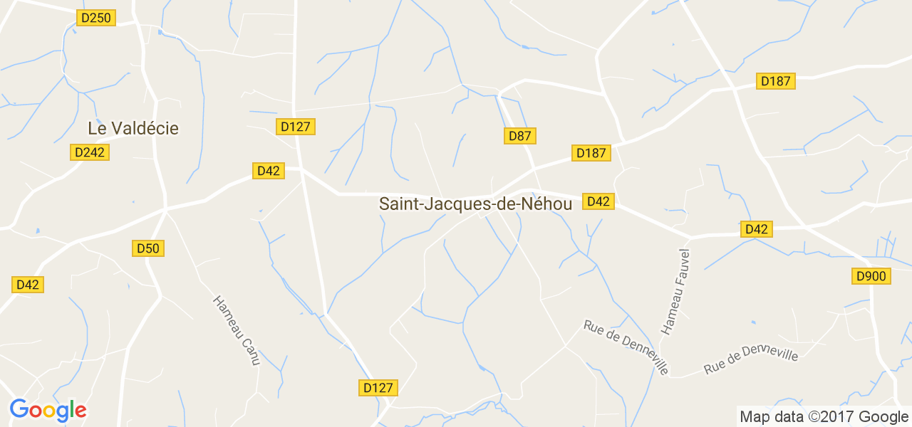 map de la ville de Saint-Jacques-de-Néhou