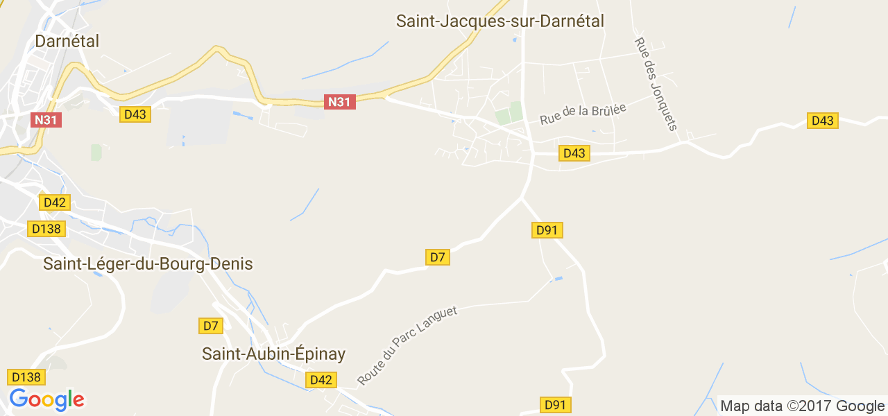 map de la ville de Saint-Jacques-sur-Darnétal