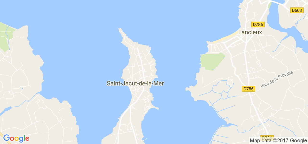 map de la ville de Saint-Jacut-de-la-Mer