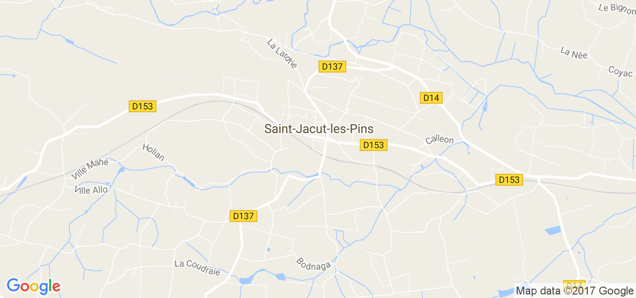 map de la ville de Saint-Jacut-les-Pins