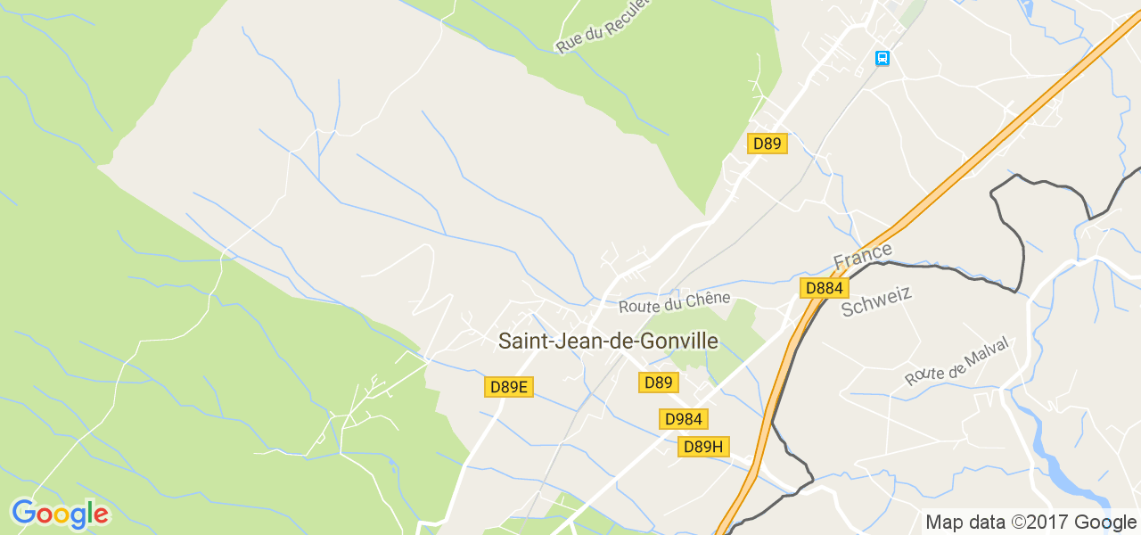 map de la ville de Saint-Jean-de-Gonville