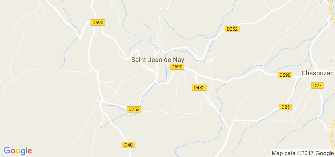 map de la ville de Saint-Jean-de-Nay