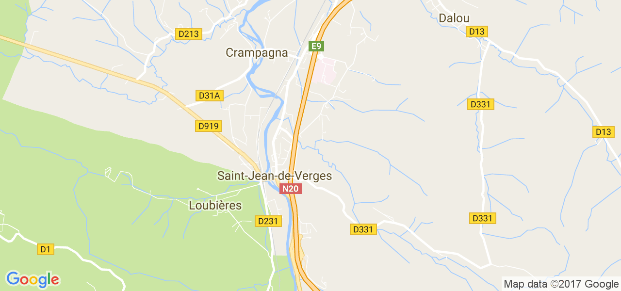 map de la ville de Saint-Jean-de-Verges