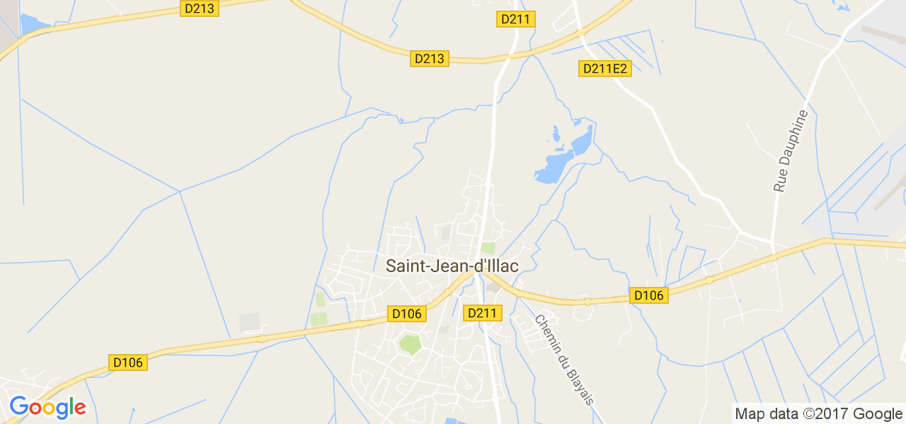 map de la ville de Saint-Jean-d'Illac