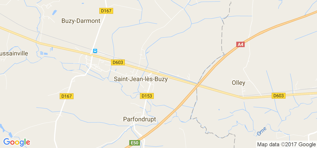 map de la ville de Saint-Jean-lès-Buzy