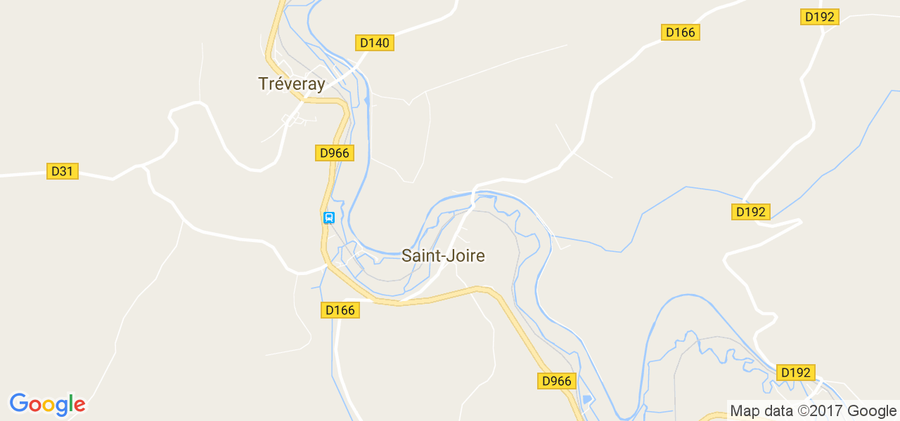map de la ville de Saint-Joire