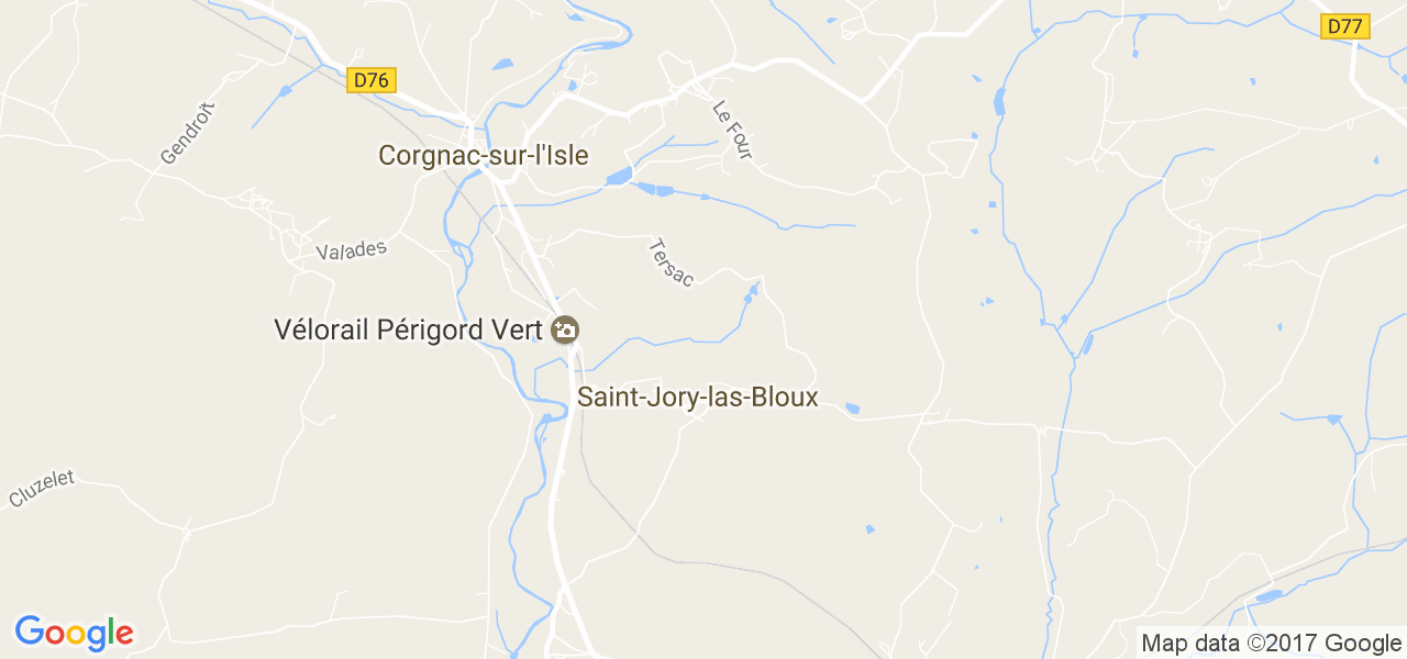 map de la ville de Saint-Jory-las-Bloux