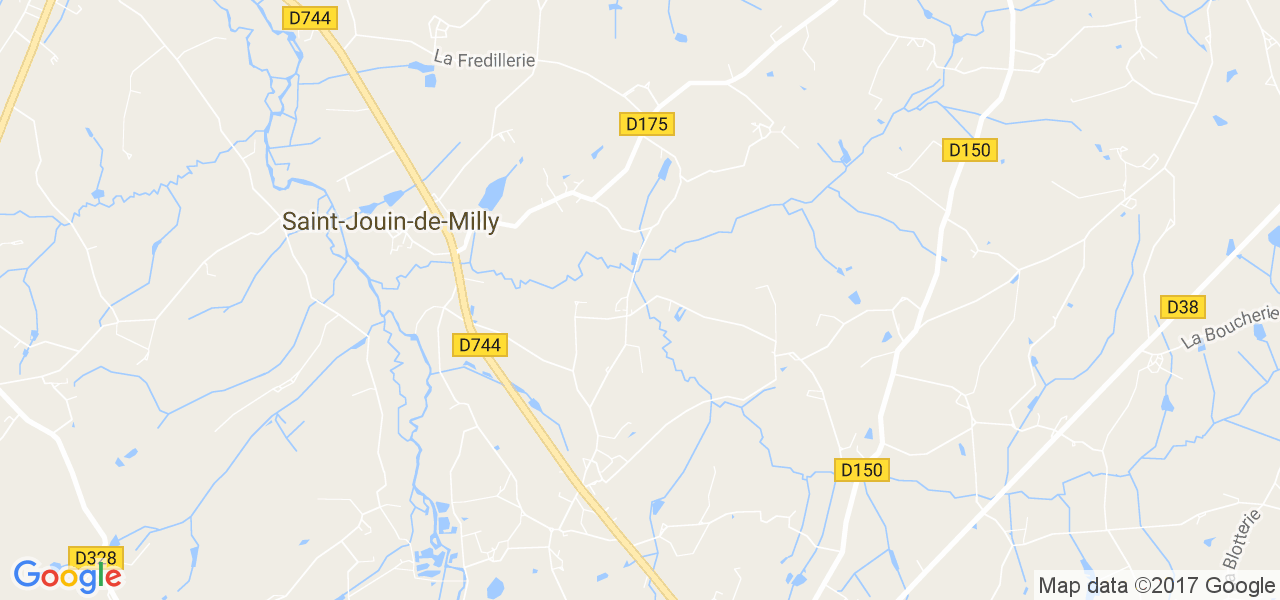 map de la ville de Saint-Jouin-de-Milly