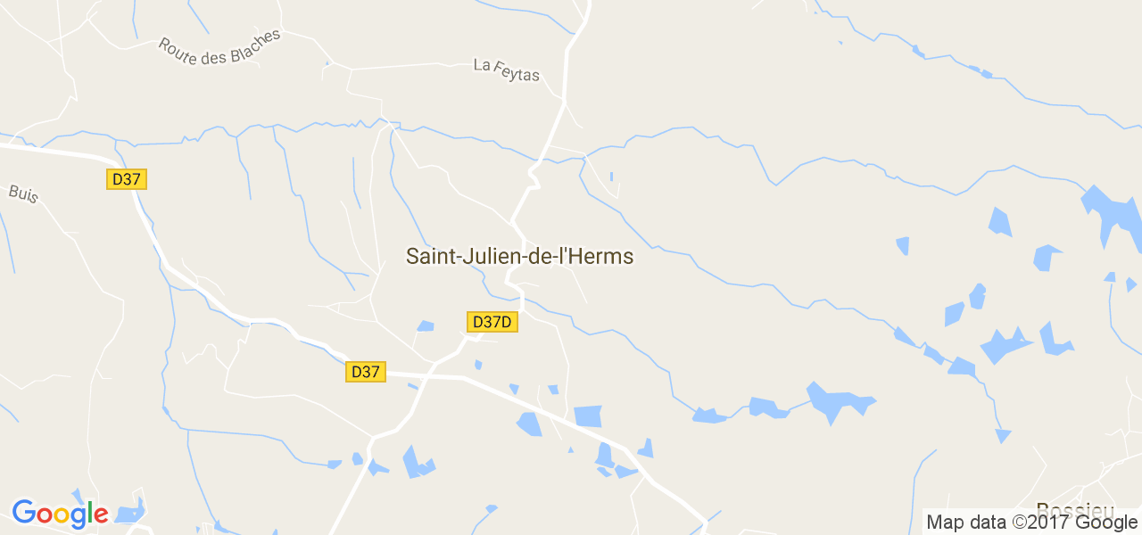 map de la ville de Saint-Julien-de-l'Herms