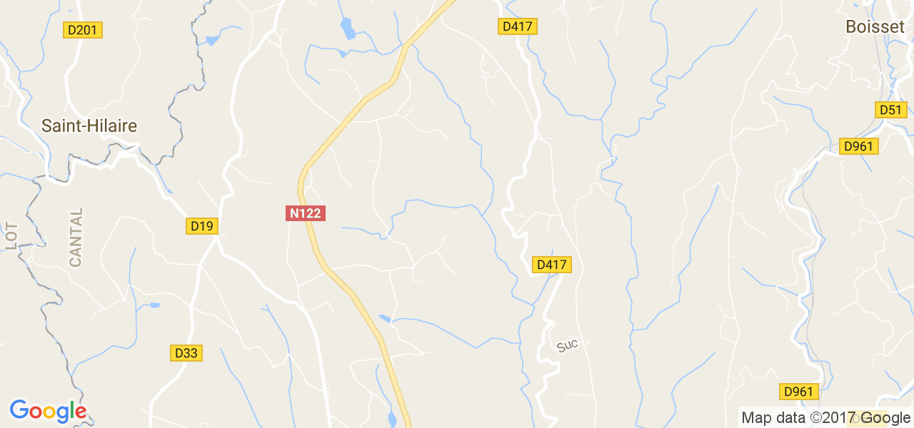 map de la ville de Saint-Julien-de-Toursac