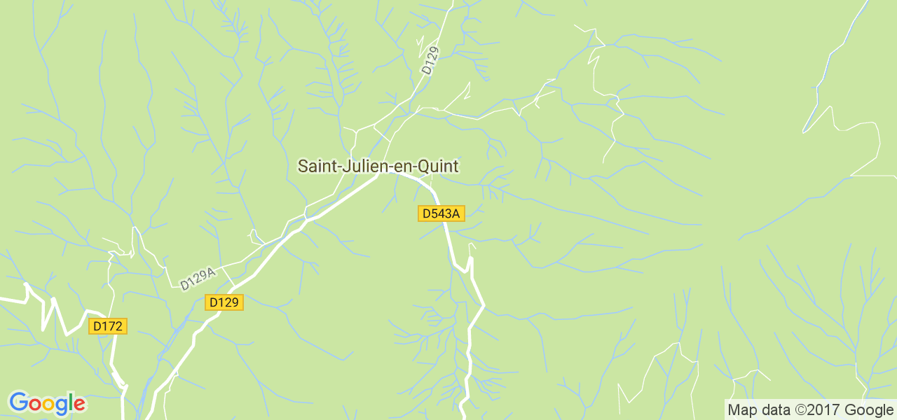 map de la ville de Saint-Julien-en-Quint