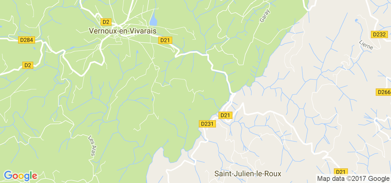 map de la ville de Saint-Julien-le-Roux