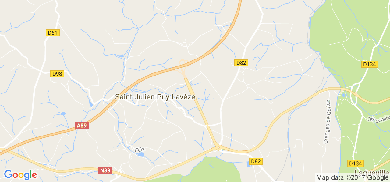 map de la ville de Saint-Julien-Puy-Lavèze