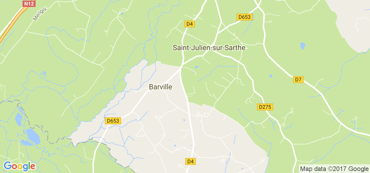 map de la ville de Saint-Julien-sur-Sarthe