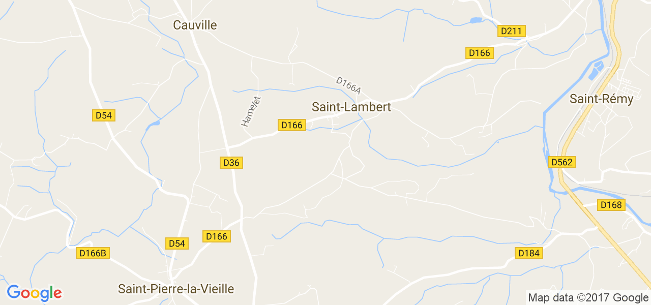 map de la ville de Saint-Lambert