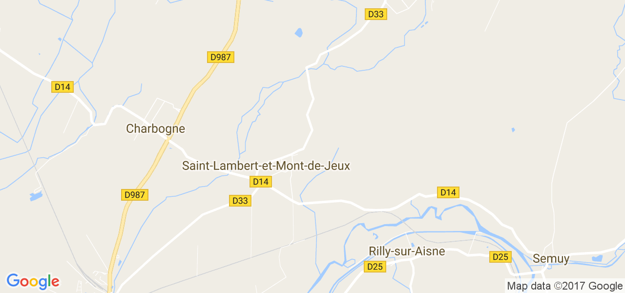 map de la ville de Saint-Lambert-et-Mont-de-Jeux