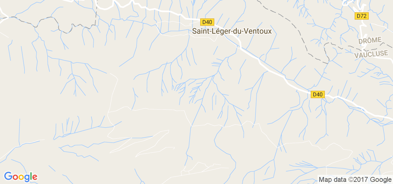 map de la ville de Saint-Léger-du-Ventoux