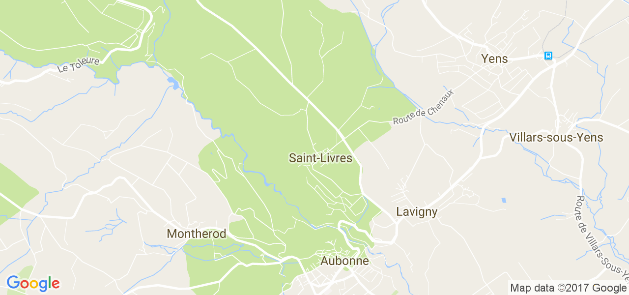 map de la ville de Saint-Livres