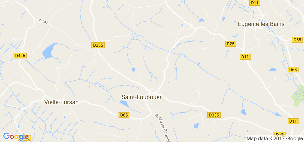 map de la ville de Saint-Loubouer