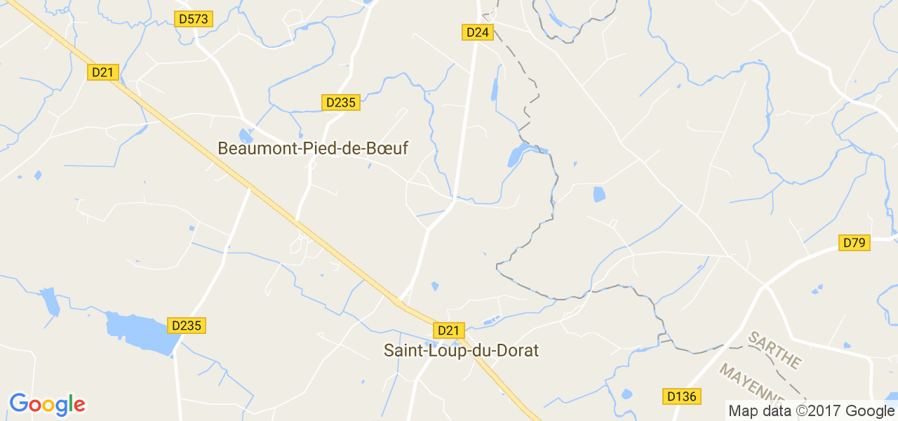 map de la ville de Saint-Loup-du-Dorat