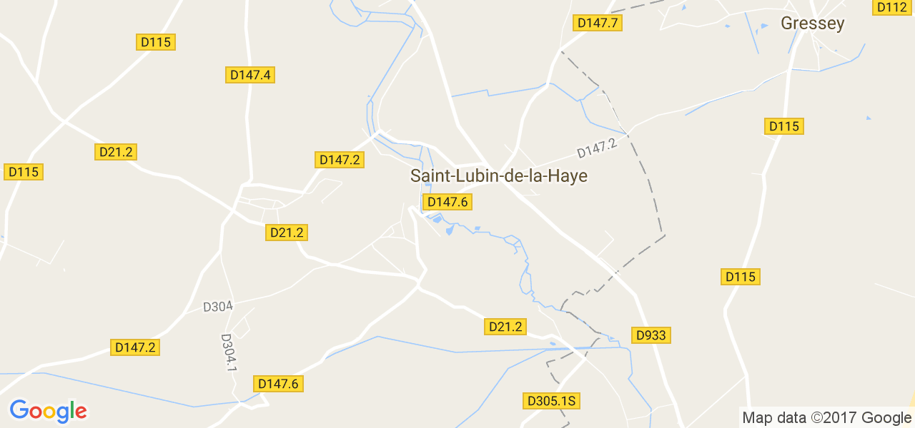 map de la ville de Saint-Lubin-de-la-Haye