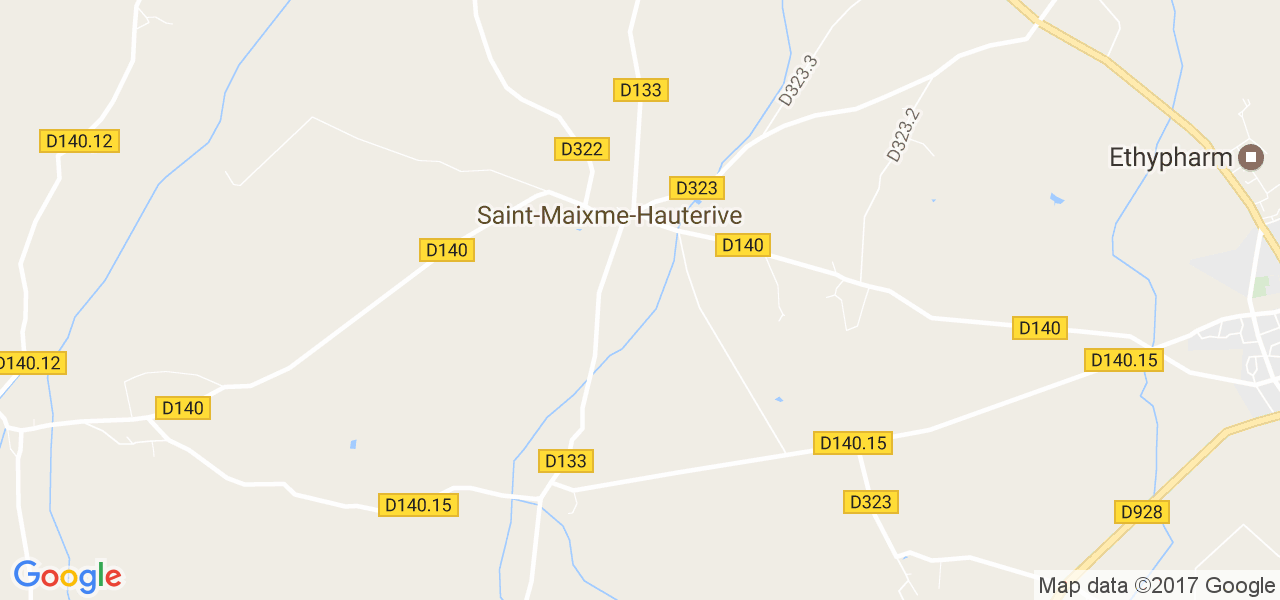 map de la ville de Saint-Maixme-Hauterive