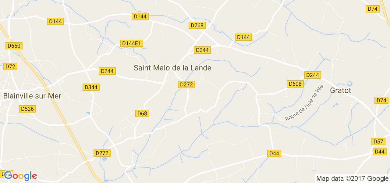 map de la ville de Saint-Malo-de-la-Lande