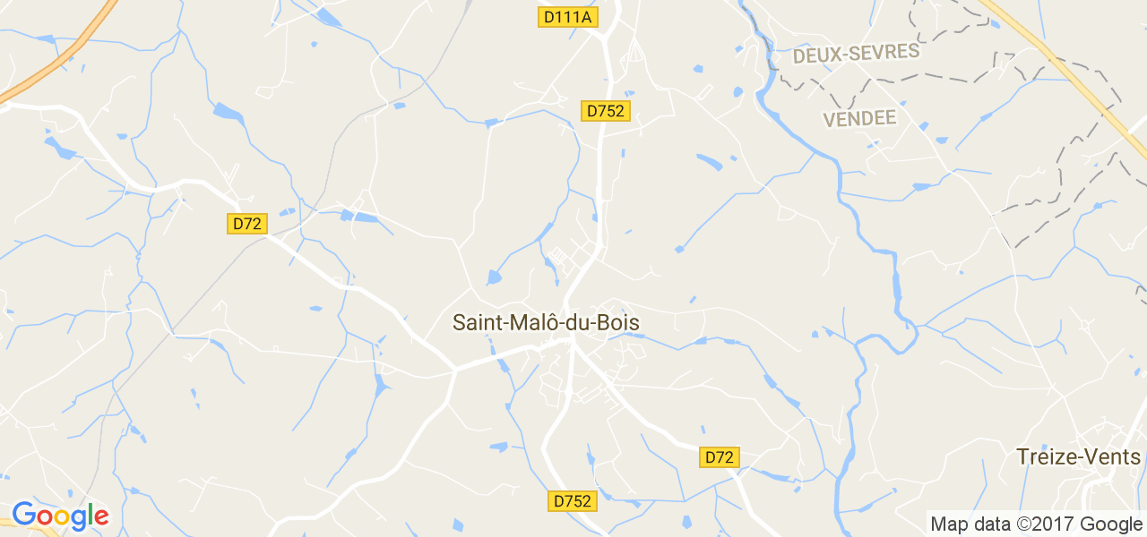 map de la ville de Saint-Malô-du-Bois