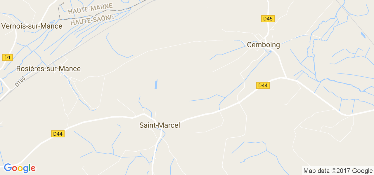 map de la ville de Saint-Marcel