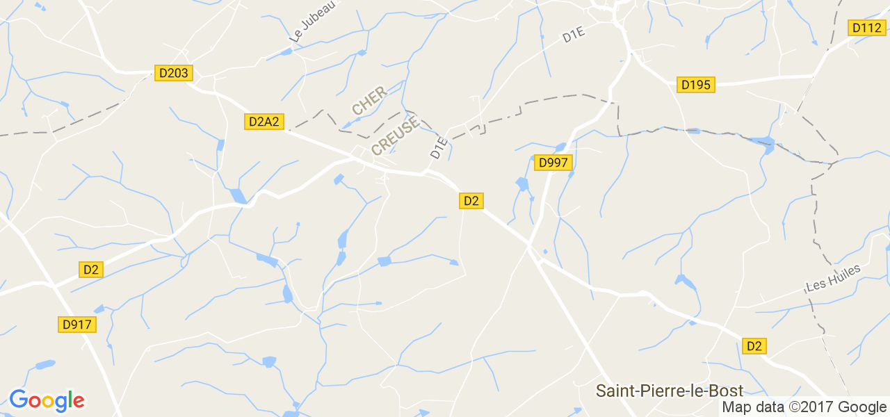 map de la ville de Saint-Marien