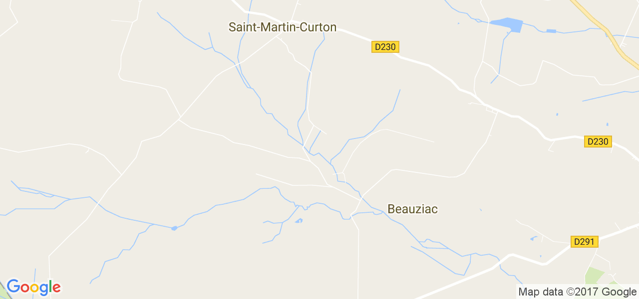 map de la ville de Saint-Martin-Curton